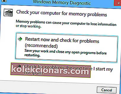 Windows 8.1 bsod atminties diagnostikos programos RAM patikrinimas