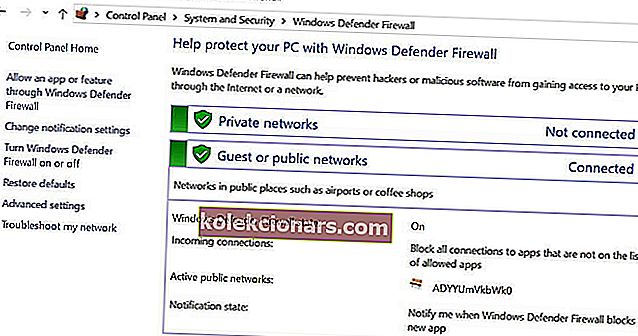 Povolte Chromu přístup k síti v bráně firewall
