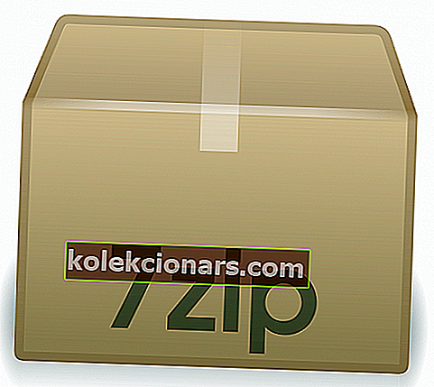 7-zip-fri komprimeringsværktøjsvinduer 10