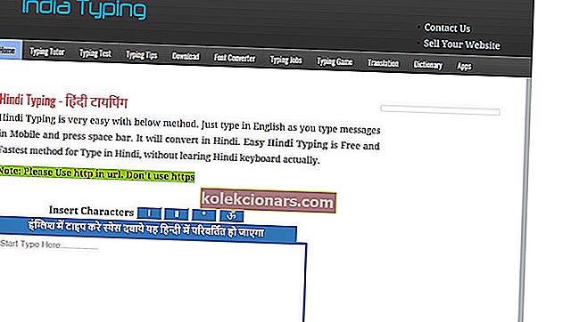 Indien Typing Software Hindi