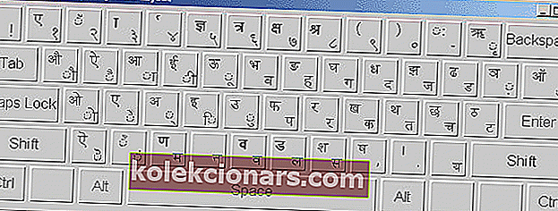 inscript_keyboard - tipkanje v hindujščini