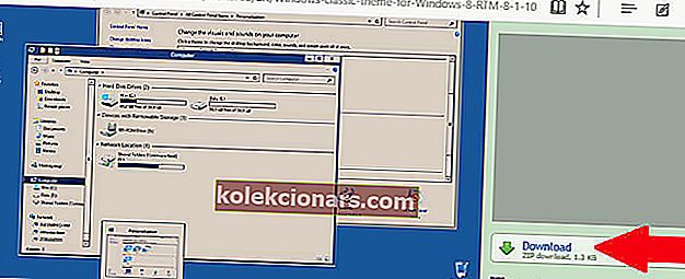 Windows 95-tema til Windows 10