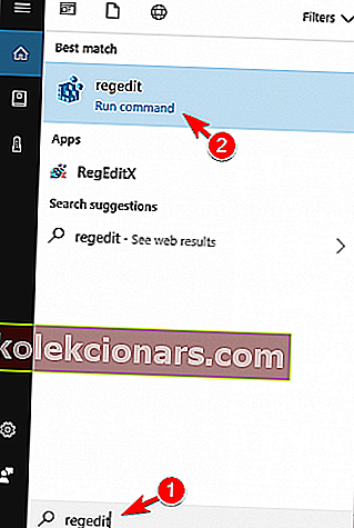 Bojāta lietotāja profila reģistra atslēga