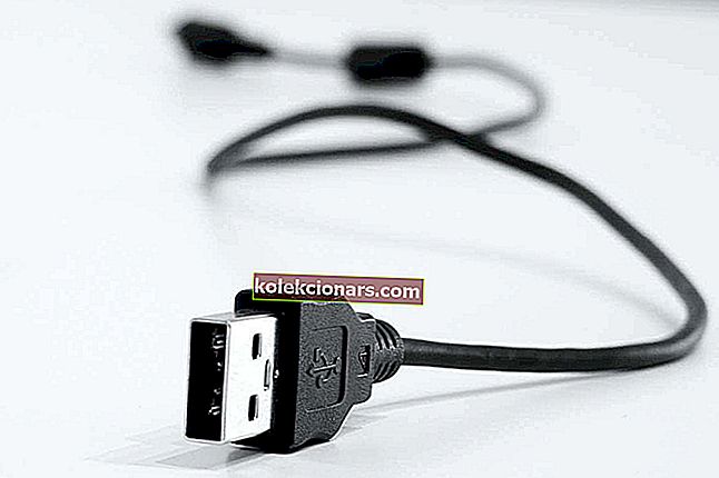 Chyba kabelu USB při přehrávání testovacího zvuku
