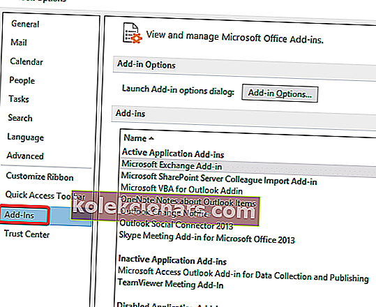 outlook add ins