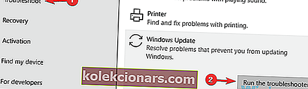 Poradce při potížích s chybou aktualizace systému Windows 0x80070424