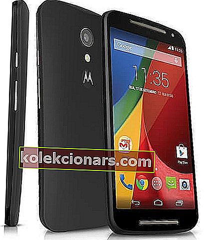 Motorola-telefon med Android