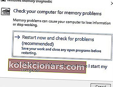 opravit špatnou paměť windows pc