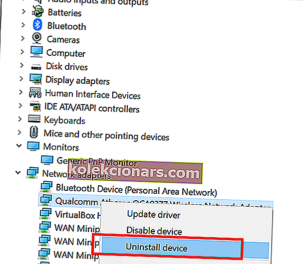 Uninstall Device Not migrated due to partial or ambiguous match