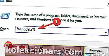 paleisti „Appdata“ nesantaiką negalima atidaryti „Windows 10“