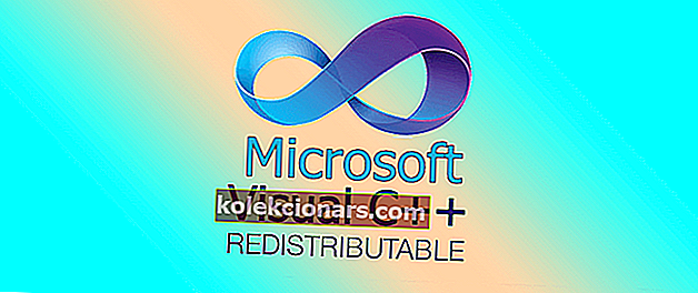 popravilo Visual C ++ Redistributable