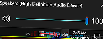 ikona ovládání hlasitosti reproduktory notebooku žádný zvuk
