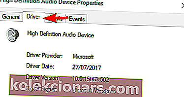 Ikona glasnosti ne deluje Windows 10 privzeti gonilnik zvoka naprave za predvajanje