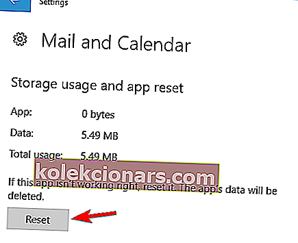 Windows 10 Mail lietotne avarē
