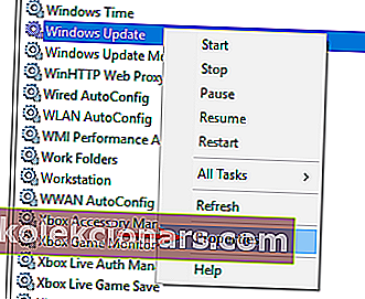 Windows kunne ikke installere følgende opdatering med fejl 0x8007001f