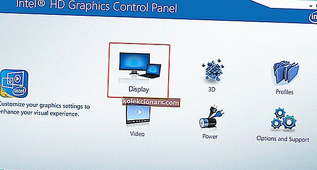 ovládací panel Intel vlastní rozlišení Intel