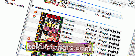 ComicRack-lukija Windows 10
