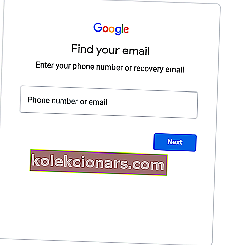 Najděte svou e-mailovou schránku Účet Gmail se nemohl přihlásit / Gmail se nemohl přihlásit / Gmail nemohl analyzovat požadavek na přihlášení