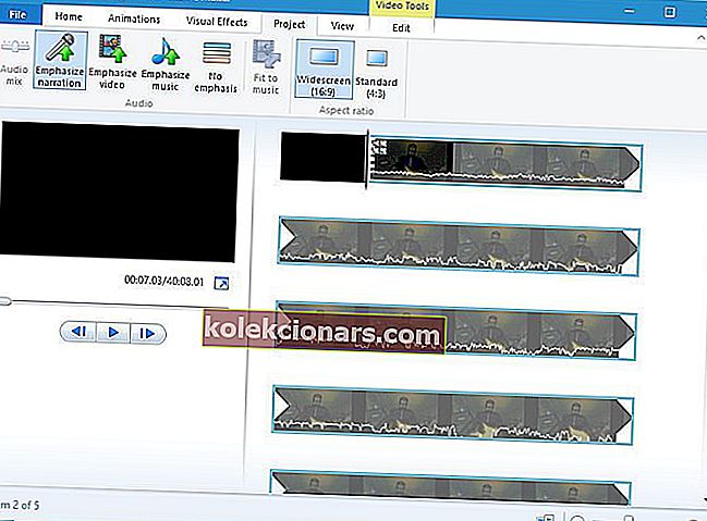 Το Windows Movie Maker δίνει έμφαση στον τρόπο εγκατάστασης του Windows Movie Maker