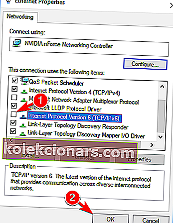 Ethernet nemá platnou konfiguraci IP Powerline