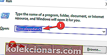 cửa sổ chạy localappdata Hình ảnh không tải trên trang web Chrome