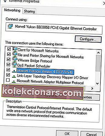 Etherneti probleemide tõrkeotsing Windows 10-s