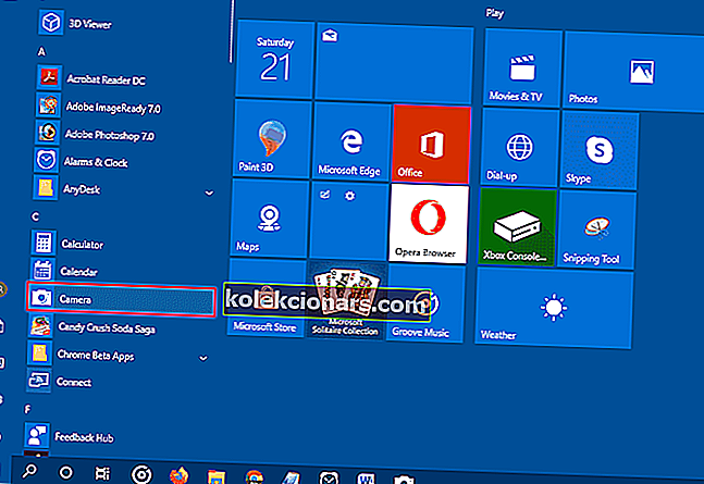 Máy ảnh Windows 10