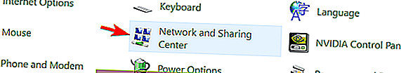 bảng điều khiển trung tâm mạng và chia sẻ Không thể mở bộ thư mục